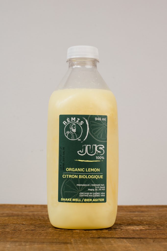 jus citron biologique